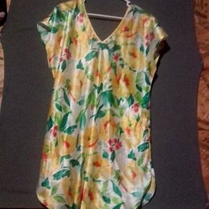 Floral night shirt